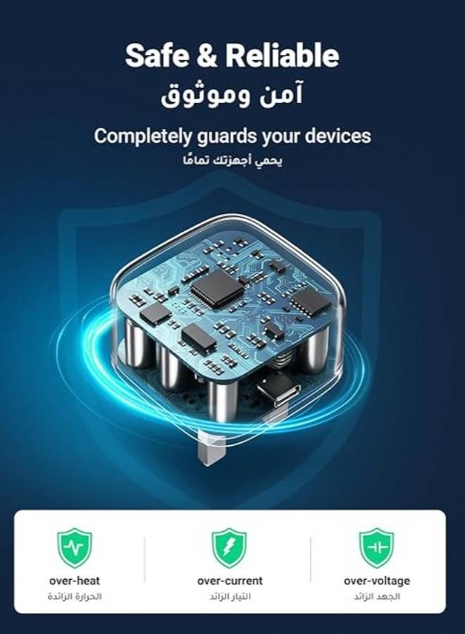 BSNL Wall charger PD 20W Fast Charger | USB C Wall Fast Charger with USB C to Lightning Cable Compatible with iPhone and Android phones. - Image 4